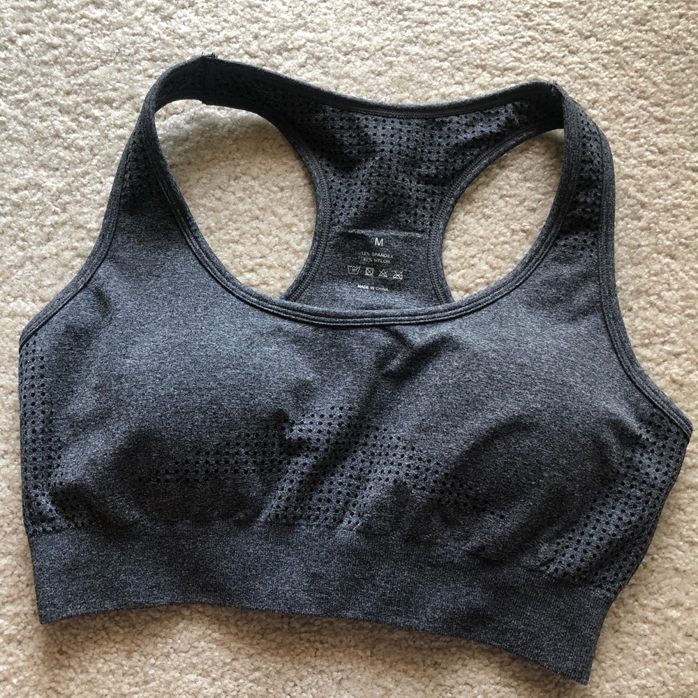 NVGTN Black Speckled Bra, M